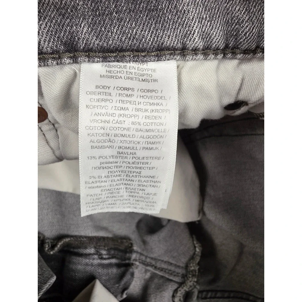 Polo Ralph Lauren Jeans Men 40x32 Gray Sullivan Slim Fit Denim Pants Black Label